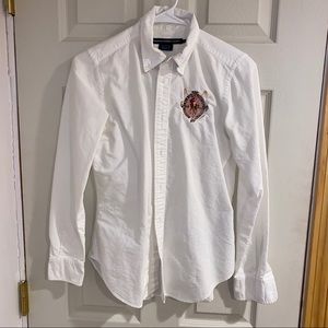RALPH LAUREN SPORT Custom Fit Cotton Oxford Shirt